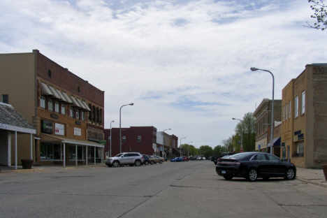 Street scene, Blue Earth Minnesota, 2014