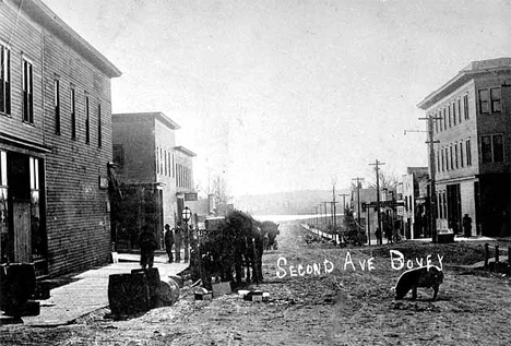 Second Avenue, Bovey Minnesota, 1900