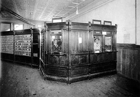 Post office at Bovey Minnesota, 1915