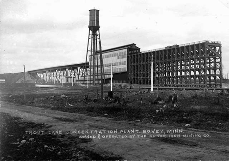 Trout Lake Concentration Plant, Bovey Minnesota, 1920
