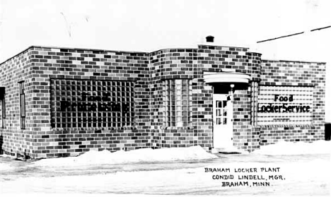 Braham Locker Plant,, Braham Minnesota, 1955