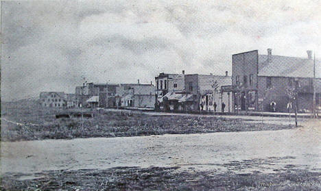 Main Street, Braham Minnesota, 1905