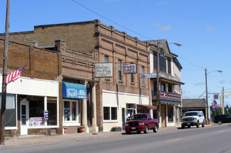 Street view, downtown Braham Minnesota, 2007