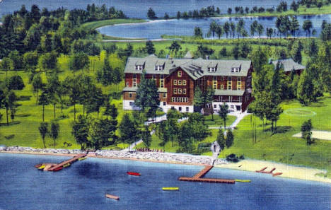 Roberts Pine Beach Resort, Brainerd Minnesota, 1953