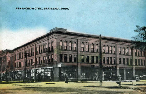 Ransford Hotel, Brainerd Minnesota, 1909