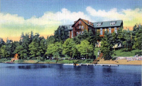 Pine Beach Hotel, Brainerd Minnesota, 1940