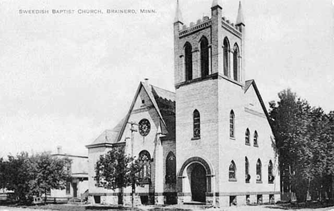Swedish Baptist Church, Brainerd Minnesota, 1910