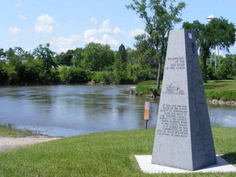 Headwaters of the Red River Monument, Breckenridge Minnesota, 2008