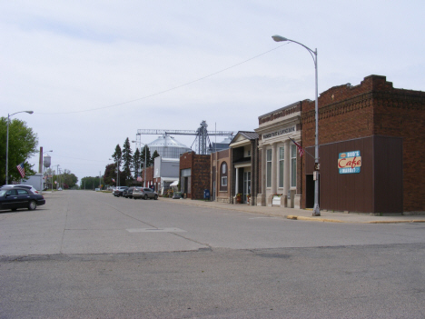 Street scene, Bricelyn Minnesota, 2014