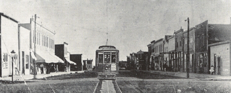 Main Street, Bricelyn Minnesota, 1912