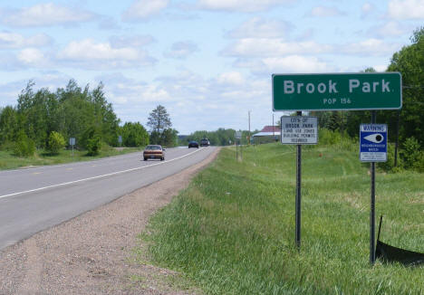 Entering Brook Park Minnesota, 2007