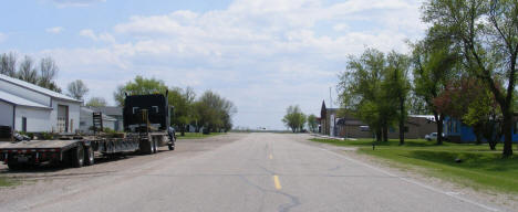 Street scene, Brooks Minnesota, 2008