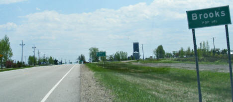 Entering Brooks Minnesota, 2008