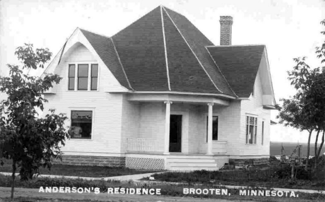 Anderson Residence, Brooten Minnesota, 1912