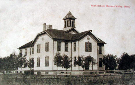 High School, Browns Valley Minnesota, 1914