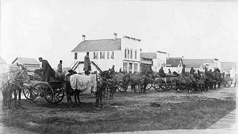 Traverse County seat war, Browns Valley Minnesota, 1887