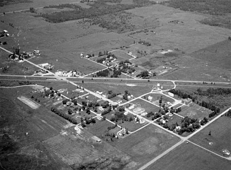 Aerial view, Bruno Minnesota, 1970