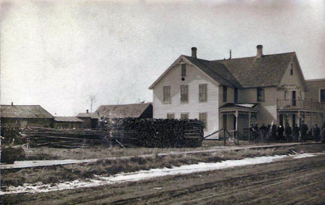 Merchant Hotel, Bruno Minnesota, 1909