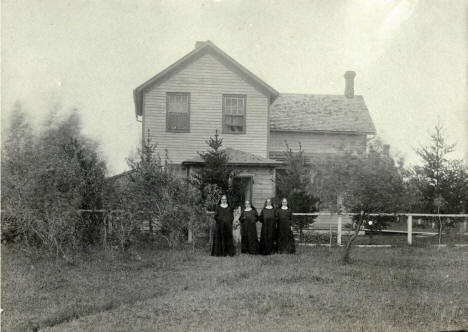 Convent built for the sisters teaching at St. Michael's School, Buckman MN, 1900