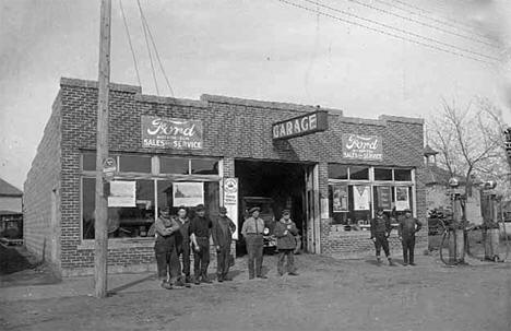 Ford Garage, Buckman Minnesota, 1925