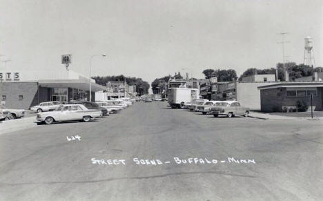 Street scene, Buffalo Minnesota, 1960's