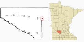 Location of Buffalo Lake Minnesota