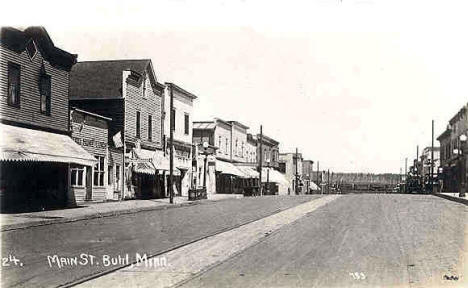 Main Street, Buhl Minnesota, 1930's?