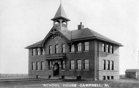 School House, Campbell Minnesota, 1910