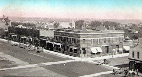 Street scene, Canby Minnesota, 1919