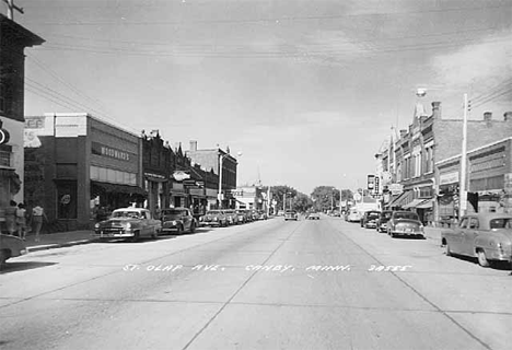 St. Olaf Avenue, Canby Minnesota, 1952