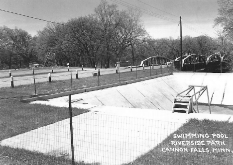 Swimming Pool, Cannon Falls Minnesota, 1950's