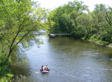 Cannon River scene, Cannon Falls Minnesota, 2010