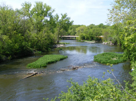 Cannon River scene, Cannon Falls Minnesota, 2010