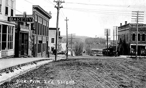 Third Street in Cannon Falls Minnesota, 1905