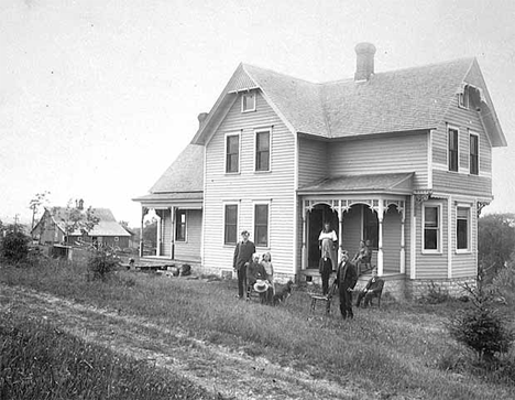 Home of Syvert Halvorson, Canton Minnesota, 1885