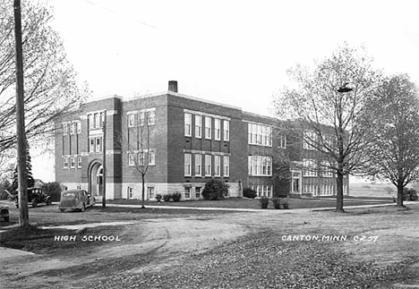 High School, Canton Minnesota, 1945
