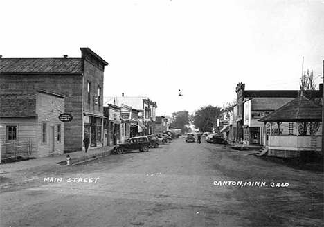 Main Street, Canton Minnesota, 1950