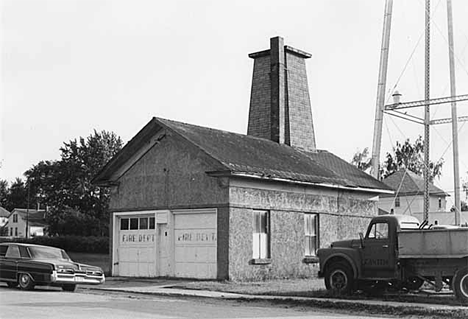 Village Hall and Municipal pump, Canton Minnesota, 1973