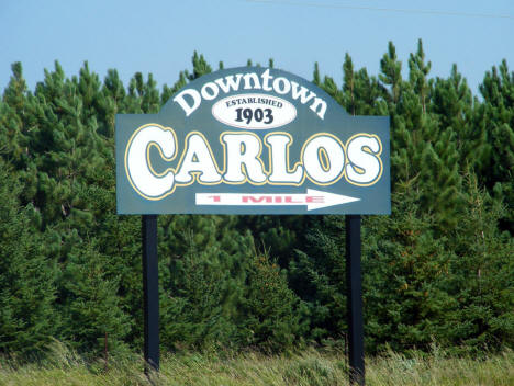 Carlos Highway Sign, Carlos Minnesota, 2008