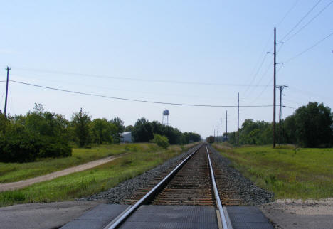 Railroad tracks, Carlos Minnesota, 2008