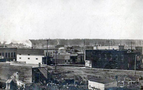 Street scene, Cass Lake Minnesota, 1910's