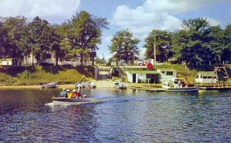 Dock at Kirk's Resort, Cass Lake Minnesota, 1959