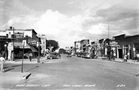 Main Street East, Cass Lake Minnesota, 1940's