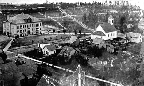 General view, Cass Lake Minnesota, 1905