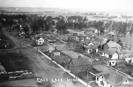 General view, Cass Lake Minnesota, 1910
