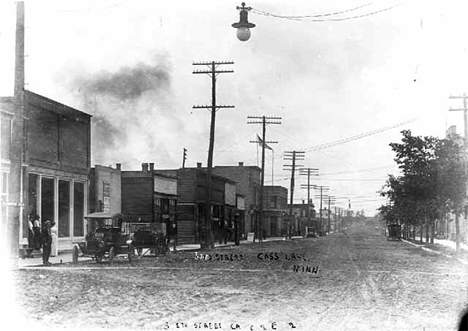Second Street, Cass Lake Minnesota, 1910