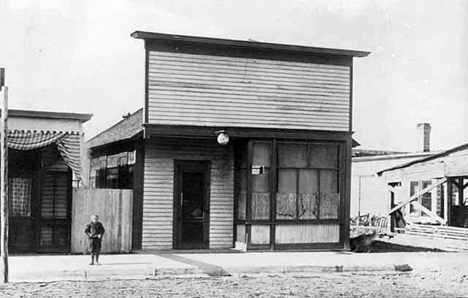 Doctor Dumas' office in Cass Lake Minnesota, 1911