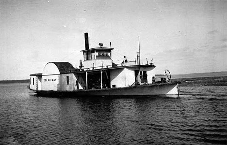 Zelah May on Cass Lake Minnesota, 1915