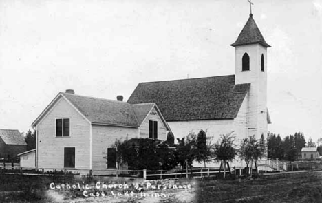 Catholic Church and Parsonage, Cass Lake Minnesota, 1919