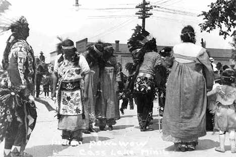 Indian powwow, Cass Lake Minnesota, 1930